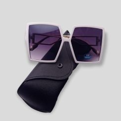 Γυναικεία Γυαλιά Ηλίου VISIONMANIA Πολύγωνα Λευκά - Image 1