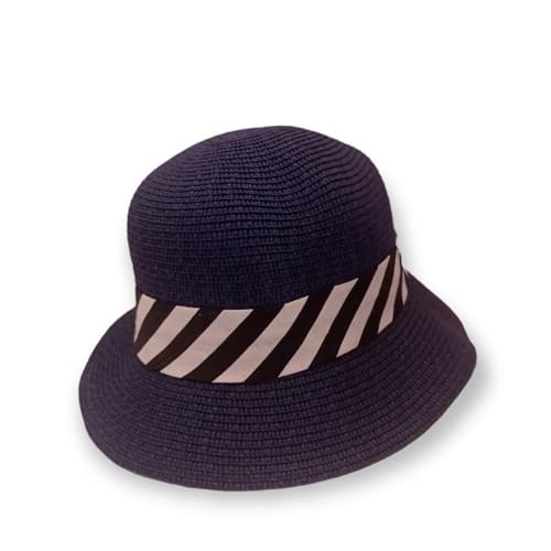 Γυναικείο-Ψάθινο-Καπέλο-Με-Μικρό-Γείσο-VI-CH7320BU