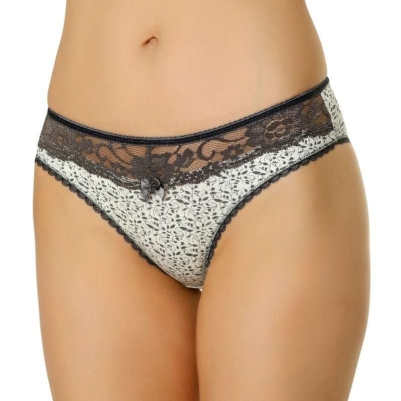 Γυναικείο-Σλιπ-Sexen-Lilies-Mini-Γκρι-Σκούρο