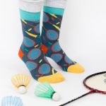 Κάλτσες-Unisex-Trendy-Rackets-Μπλε