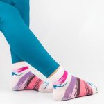 Κάλτσες-Γυναικείες-Ημίκοντες-Design-Abstract-Ροζ