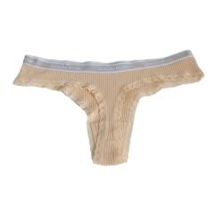 Γυναικείο Σλιπ String Rip Βαμβακερό Χρώμα Μπεζ XI-6498BE - Image 2