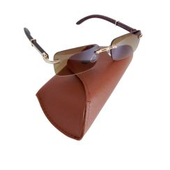 Γυαλιά Ηλίου Χωρίς Σκελετό Ορθογώνια Καφέ VI-160055BR - Image 4