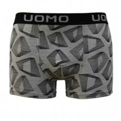 Ανδρικό Boxer UOMO Γκρι xi-13032gr
