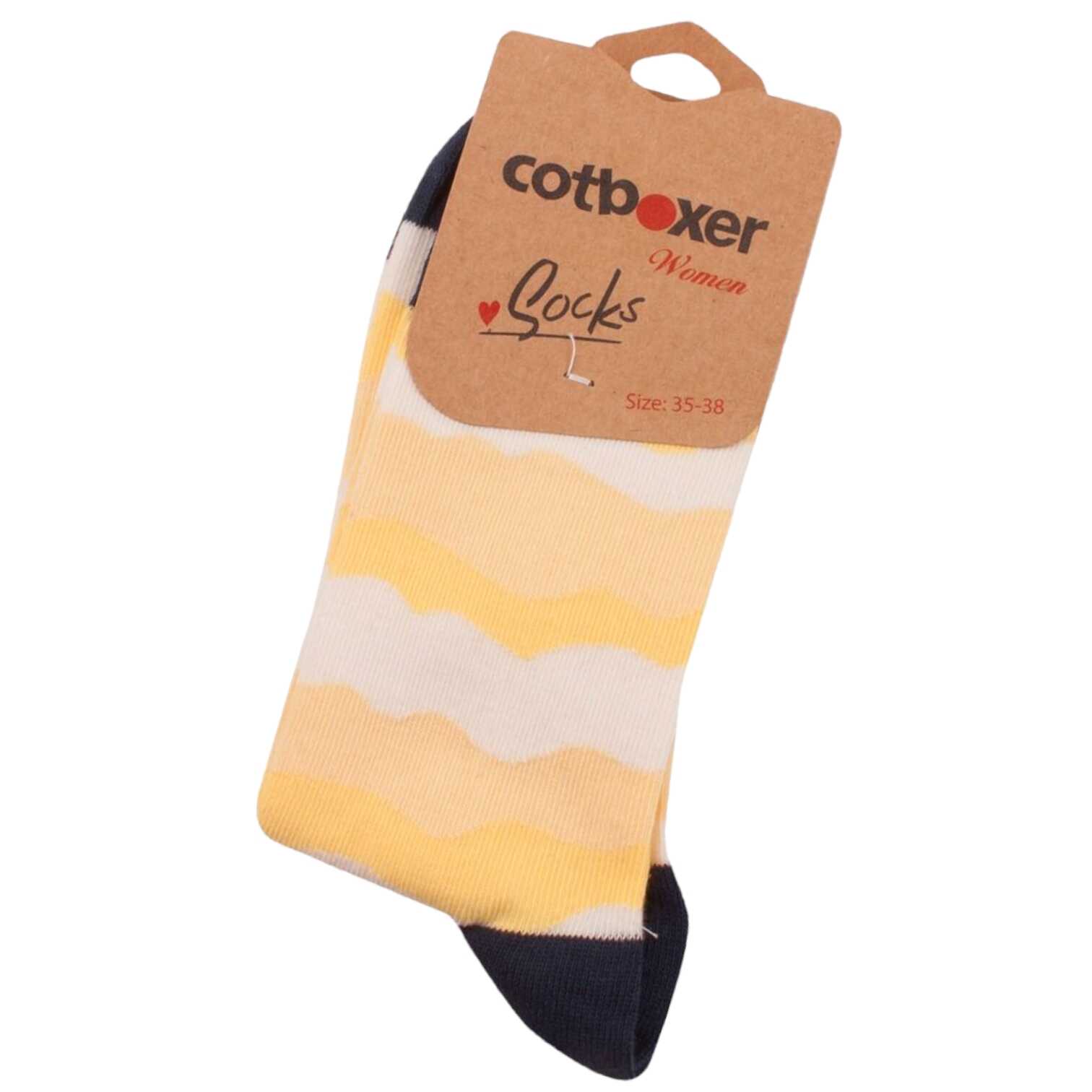 Κάλτσες Ημίκοντες Cotboxer Κίτρινο