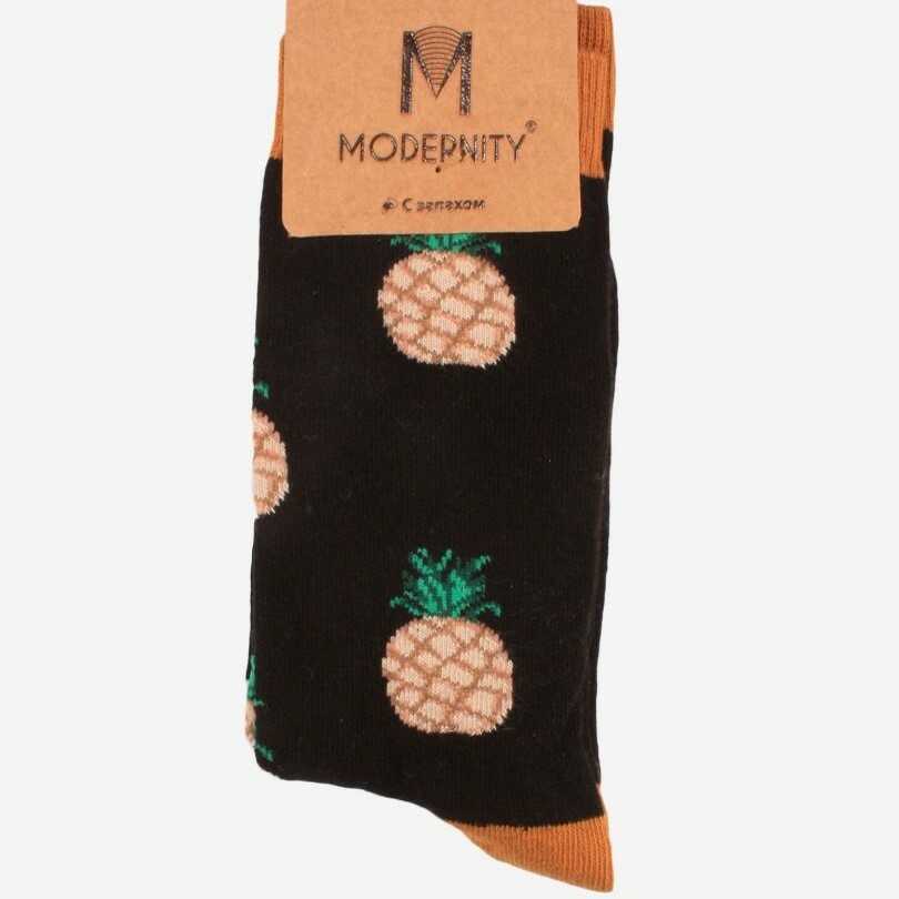 Κάλτσες Ημίκοντες Mondernity-Fruits Μαύρο