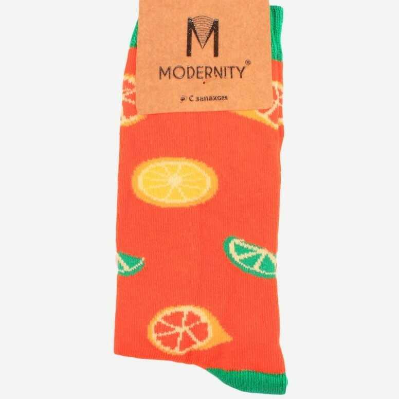 Κάλτσες Ημίκοντες Mondernity-Fruits Πορτοκαλί