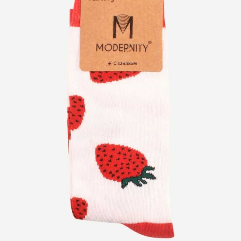 Κάλτσες Ημίκοντες Mondernity-Fruits Λευκό