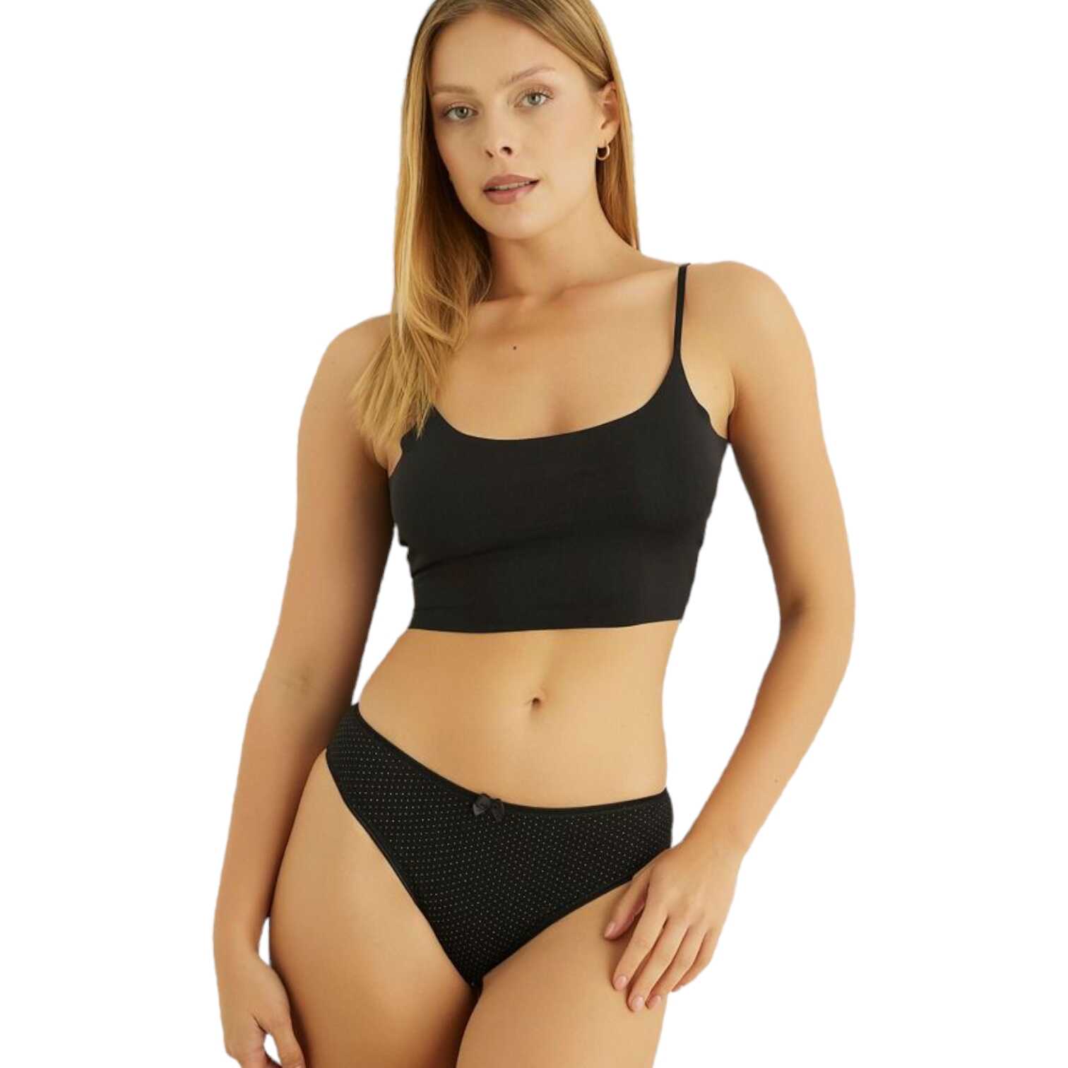 Σλιπ Brazilian SEXEN Μαύρο-Πουα