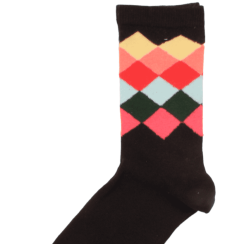 Κάλτσες Unisex Pamela Σχέδια Geometric BK-PAM104-3BL - Image 2