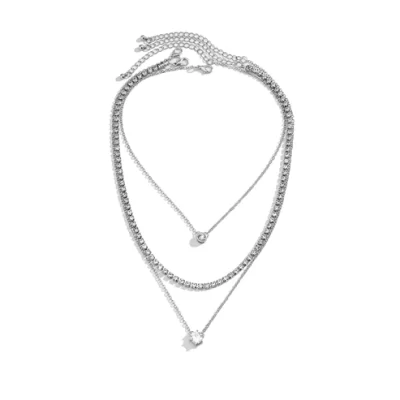 Κολιε Strass Set 2-Αλυσίδες