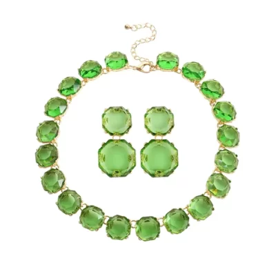 Set Necklace -Earrings Turquoise