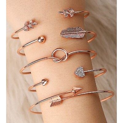 Bronze steel bracelets F1307