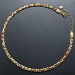 Gold-leopard-Steel-necklace-DE-NE021