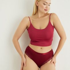 Σλιπ Maxi Sexen Violet Μπορντώ ΒΚ-9018RE