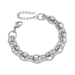 Silver steel bracelet PE-B3476
