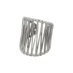Silver steel ring PE-R1452