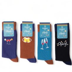 Κάλτσες Ανδρικές Soma Viva σε Κουτάκι 4 Τεμαχίων BK-SS2026 - Image 2
