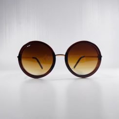 Γυναικεία Γυαλιά Ηλίου Στρογγυλό Καφέ-Χρυσό SO-2842 - Image 2