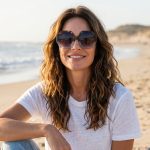 Γυαλιά Ηλίου Πολυγωνικά Μπλε SO-5795