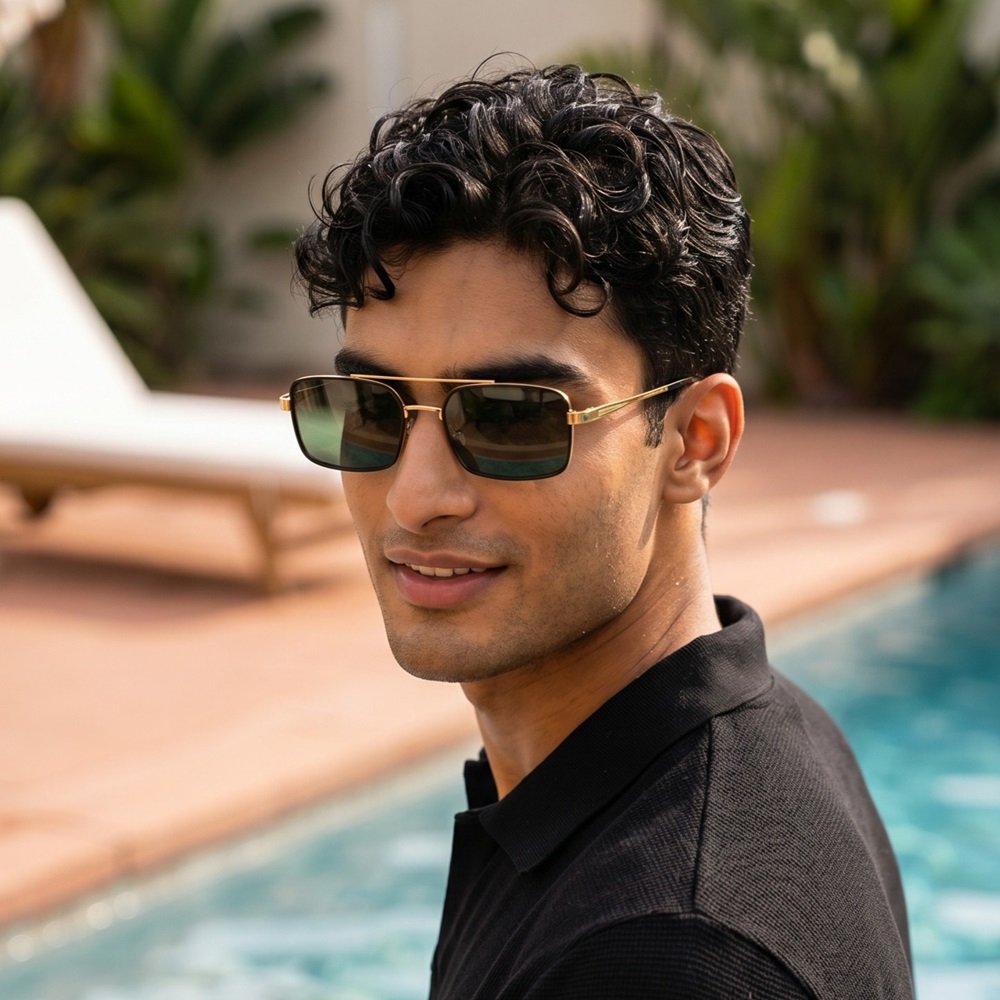 Γυαλιά Ηλίου Ορθογώνια Πράσινα SO-6138