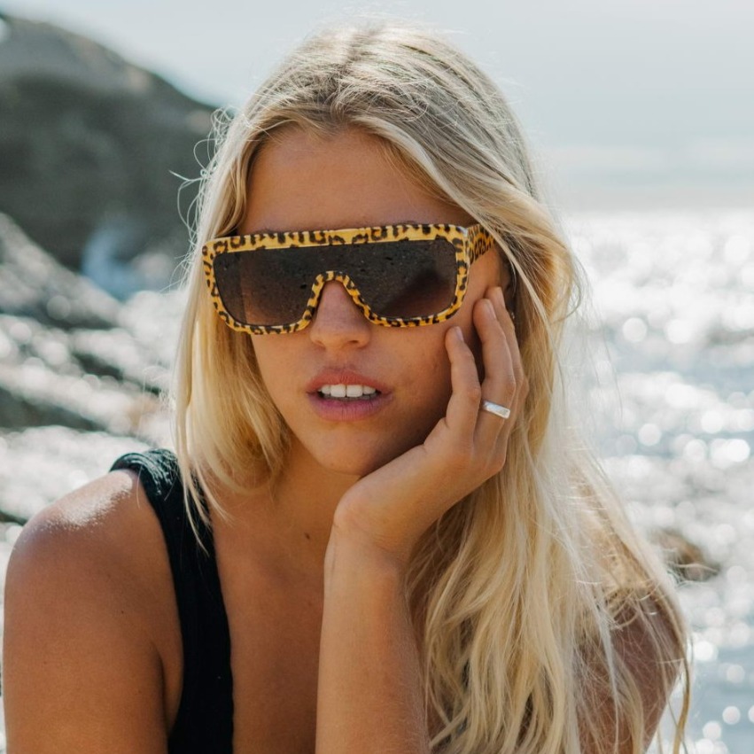 Γυαλιά Ηλίου Επίπεδα Καφέ Λεοπαρ SO-6371