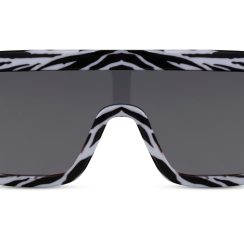 Γυαλιά Ηλίου Γυναικεία Επίπεδα Λευκό-Μαύρο Τιγρέ Eco SO-6373 - Image 3