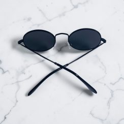 Γυαλιά Ηλίου Οικολογικά Unixex Στρογγυλά Μαύρο SO-6469 - Image 5