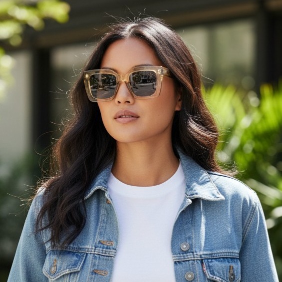 Γυαλιά Ηλίου Πεταλούδα Μπεζ SO-6474