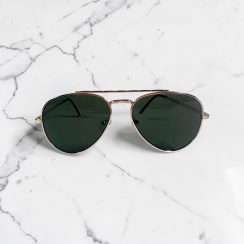 Γυαλιά Ηλίου Ανδρικά Pilot / Aviator Χρυσό Πράσινο SO-6612 - Image 5