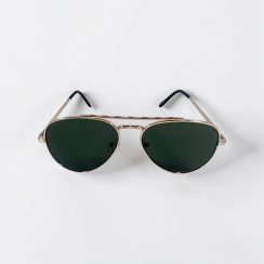 Γυαλιά Ηλίου Ανδρικά Pilot / Aviator Χρυσό Πράσινο SO-6612 - Image 4