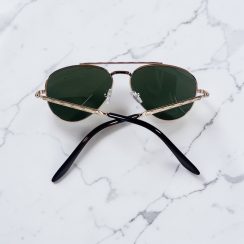 Γυαλιά Ηλίου Ανδρικά Pilot / Aviator Χρυσό Πράσινο SO-6612 - Image 2