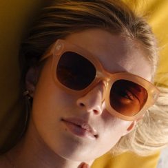 Γυαλιά Ηλίου Πεταλούδα Μπεζ-Καφέ SO-8015