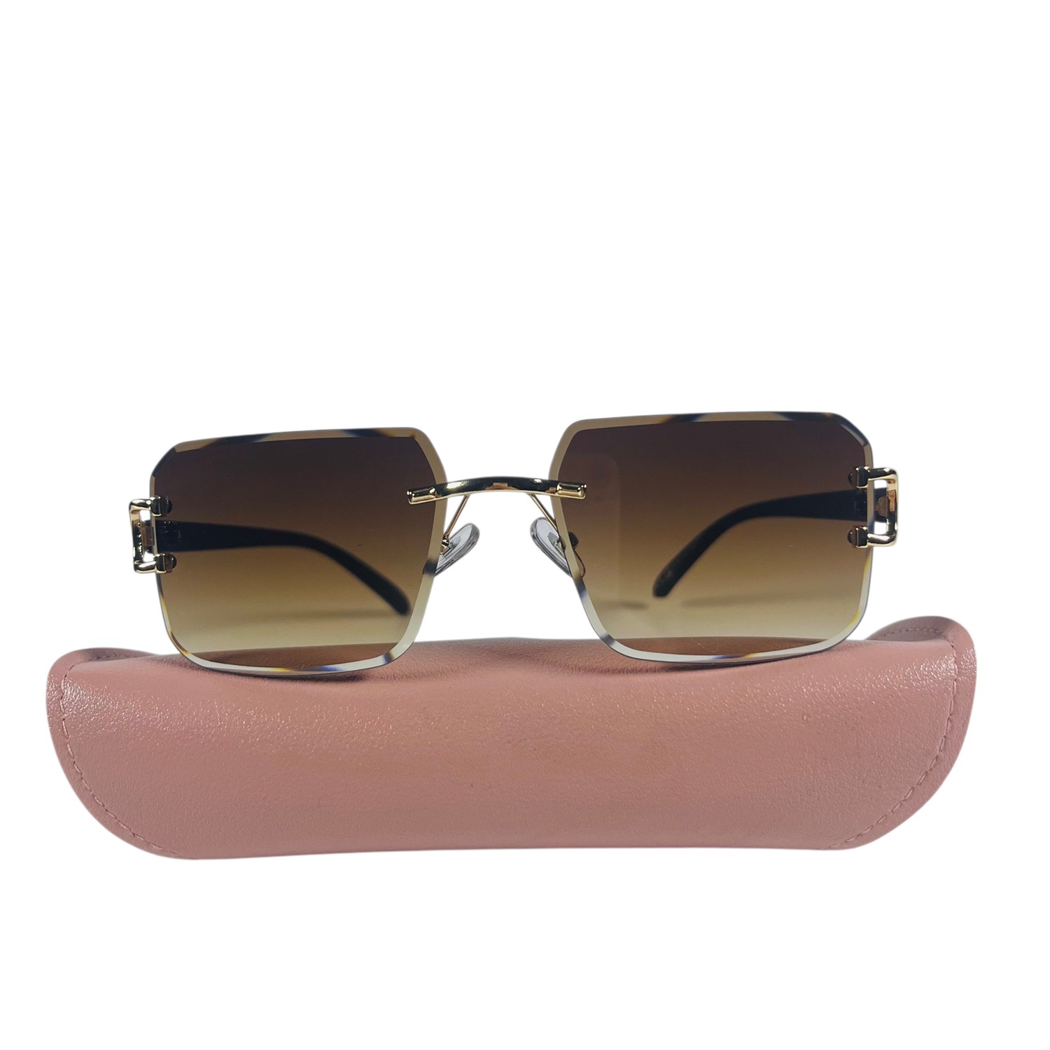 Γυαλιά Ηλίου Ορθογώνια Καφέ SO-9328